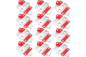 ZUOQIANG 12 Stück Türmagnet für Möbel-Magnetschnäpper,Ultra Dünn Magnete für Schranktüren,Schrankmagnete,Schrank Magnetverschluss,Magne Türschließer,Türmagnet Geeignet für Küchentüren,Fenster,Schubladen usw