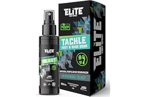 Elite Sportz Equipment Shoe Deodorizer Foot Spray, Shoe Odour Eliminator for Sport Shoes, Shoe Spray for Smelly Feet (120ml)
