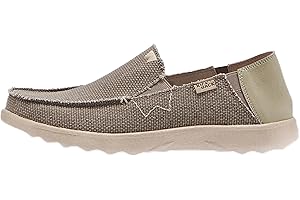 Kickback Couch 2.0 - Mens Loafers - Canvas Convertible Slip On Casual Men's Shoes - Canvas, Print or Heavy Weave Canvas Uppers - Leather Lined Removable Insoles