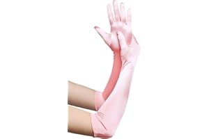 BABEYOND Long Evening Gloves Satin Elbow Bridal Fancy Dress Wedding Prom Opera Gloves 1920s Style for Women