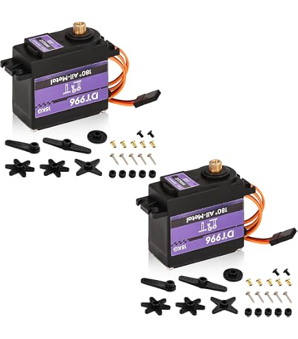 Kit De 5 Mini Servomoteurs 9G - Idéal Pour Hélicoptère RC, Voiture, Bateau Et Projets Arduino