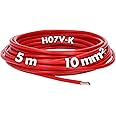 5 metres Lapp 4520045 H07V-K 10 mm² red I Wiring cable I Flexible core cable I PVC single core I Stranded wire 10mm2 I Wiring