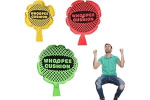 DMNQ 3 Piezas Articulos de Broma Pedos,Cojin de Pedos,Pedorretas,Cojin echa Pedos Pedorreta,Almohadilla para Pedos para Niños,Bromas de Adultos y Entretenimiento(3 Tamaños y Colores)