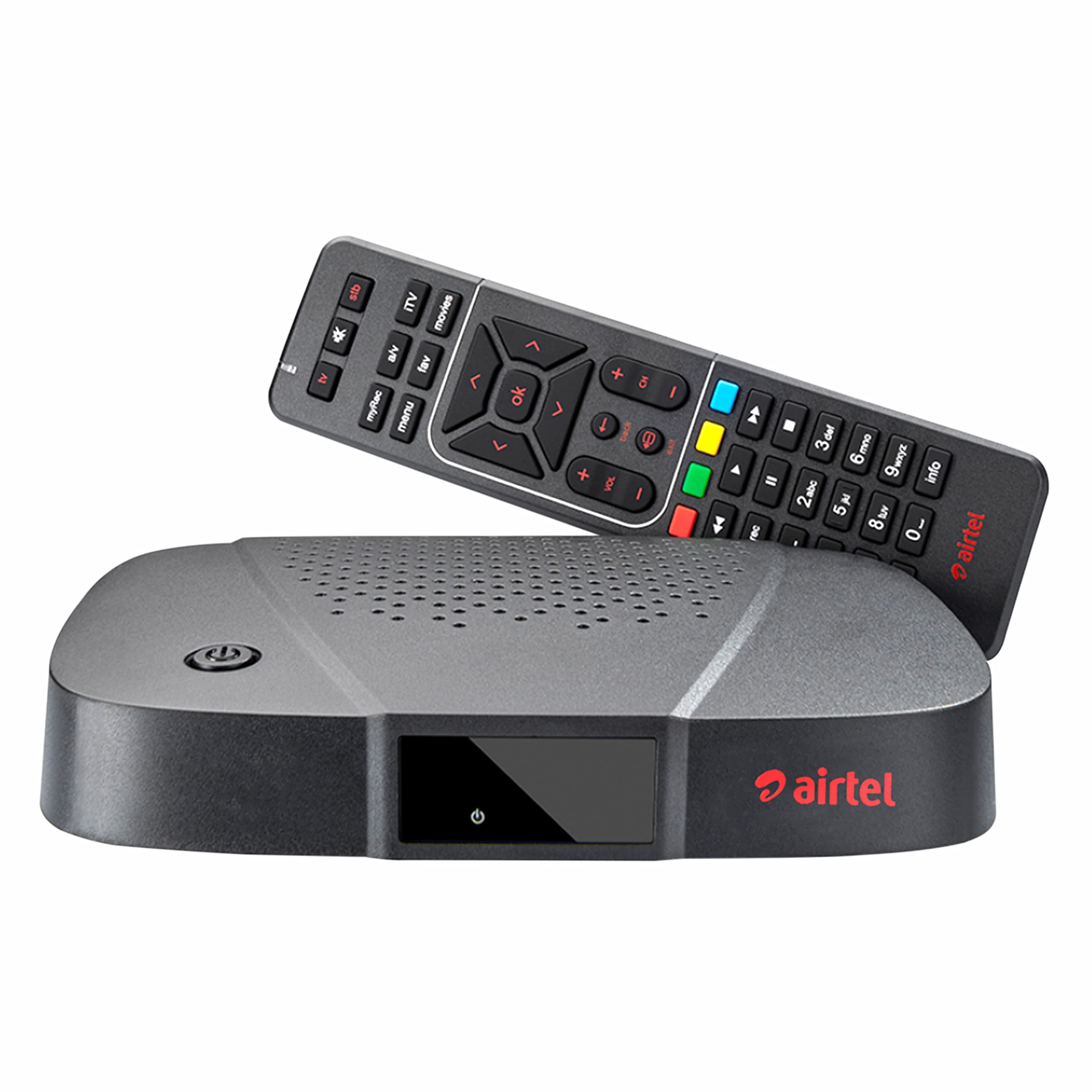 Airtel DTH Only HD Set Top Box |6 Month Entertainment SD Pack| Free Installation | Recording Feature | No Dish Antenna