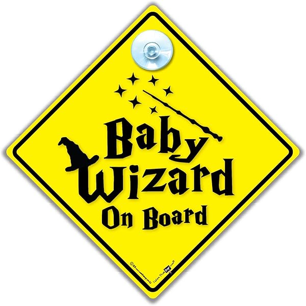 Adesivo Auto BABY WIZARD ON BOARD - Hermione, Divertente E Resistente - Foto 7