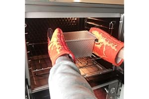 XGOPTS Ofenhandschuhe Lustig Verdickt Hitzebeständig Topfhandschuhe Verbrühfest Backhandschuhe Anti-Rutsch Baumwolle Küchenhandschuhe Aufhängbar Küche Zuhause Fisch OfenZubehör