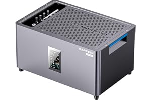 MARSTEK JUPITER C+ Banque Solaire de Balcon avec mémoire, 4 MPPT 2400W Entrée Solaire, Sortie 800W, capacité de la batterie 2,56 kWh extensible, 6000 cycles de charge, Batterie LFP, Plug&Play, 0% VAT