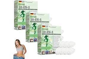 YESTREE Glorenda Moringa NAD+10-in-1 Nano-Mikronadel-Patch, Natürliches Abnehmpflaster, Glorenda Nano Needle Plaster, Lang Anhaltende Nano Mikronadelpflaster, für Männer und Frauen (3 Stück)