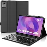 FOGARI Keyboard Case for Lenovo Idea Tab Plus 12.1" 2025 | Spanish &Ntilde; Detachable Magnetic Bluetooth Keyboard for Lenovo Idea T