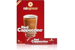 Red Espresso - Instant Rooibos (Rotbusch) Tee Cappuccino Mix - 10 Portionen