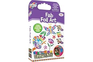 Galt Toys, Fab Foil Art, Craft Kit for Kids, Ages 6 Years Plus