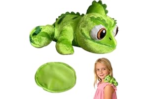 GTJEOI Peluche D'épaule Pascal, Peluche Caméléon Figurine de Jeu, Peluche Caméléon Magnétique pour Fans, Garçons et Filles