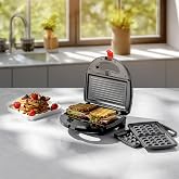 Homend Toastbuster 1325H &Ccedil;ıkarılabilir Waffle Plakalı Portatif Tasarım Tost Makinesi