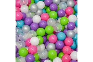 LittleTom 350 Balles Piscine a Balles - 5,5cm Boule Plastique Enfant - Boules pour Piscine à Boules Bébé Balle pour Piscine à Balle Balle Piscine a Balle pour Bébé Balles pour Piscine a Balles Enfant