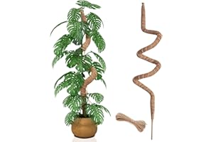 WEKUCH 150 cm Palo di Muschio Pieghevole per Monstera e Piante Rampicanti - Supporto per Piante da Interno e Giardino con Struttura Resistente