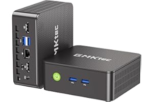 GMKtec Mini PC, G3 PRO Intel Core i3-10110U (Beats 4300U/N150), 16GB DDR4 RAM (Dual Channel) 512GB PCIe M.2 SSD, Desktop Computer 4K Dual HDMI/USB3.2/WiFi 6/BT5.2/2.5GbE for Office, Business