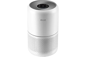 ‎LEVOIT LEVOIT Luftreiniger HEPA Luftfilter für Allergiker, Air Purifier gegen Schimmel Staub Pollen Gerüche Tierhaare, 4 Ersatzfilter zur Auswahl, Timer leiser Schlafmodus,Mondweiß