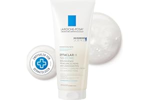 LA ROCHE-POSAY La Roche Posay, Effaclar H Iso-Biome krem oczyszczający twarz i ciało, łagodzi i nawilża skórę, zmniejsza niedoskonałości, niacynamidem, do skóry tłustej z trądzikiem, 200 ml