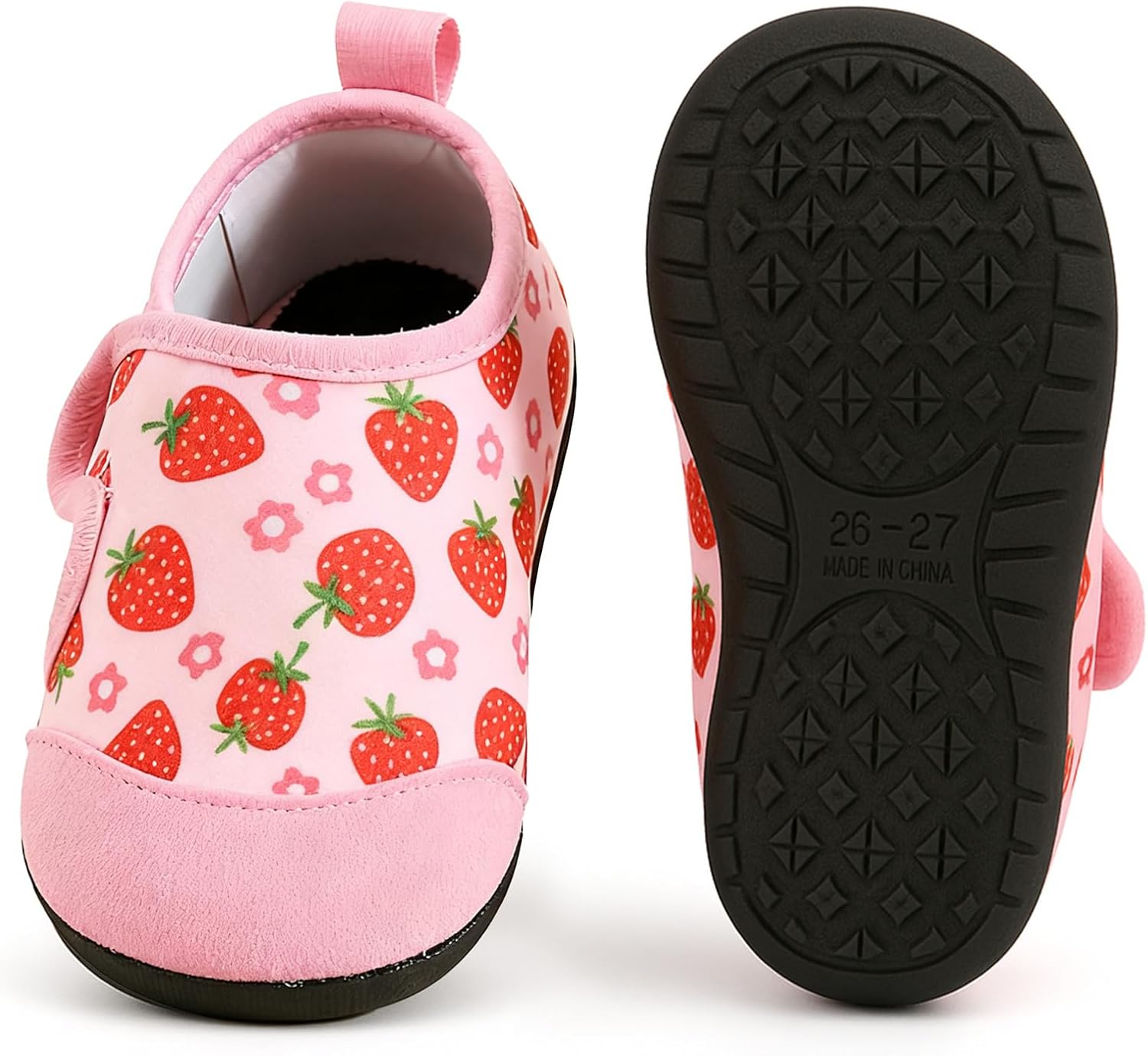 ADUDVLO Kids Toddler Water Shoes Non-Slip Quick Dry Baby Water Shoes Kids Beach Shoe Swimming Pool Surfing