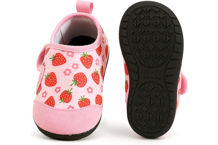 ADUDVLO Kids Toddler Water Shoes Non-Slip Quick Dry Baby Water Shoes Kids Beach Shoe Swimming Pool Surfing