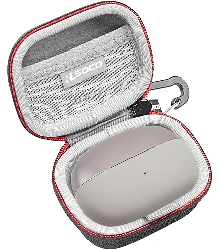 SHOKZ Clip-On Earbud Carrying Case-Black | Compact storage box