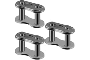 QAZAKY Compatible with 3 pcs 530 Drive Chain Repair Master Connector Split Link for ATV Quad Scooter Motorcycle Go Kart Moped Pit Dirt Pocket Racing Bike Triumph Yamaha