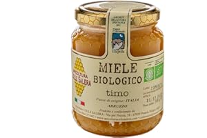 Miele biologico di Timo - Italiano non Pastorizzato | Apicoltura Colle Salera (250 gr)