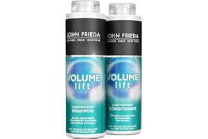 John Frieda Volume Lift Lightweight Shampoo and Lightweight Conditioner Value Bundle, 2 x 500 ml, Haircare Value Pack for Fine, Flat Hair