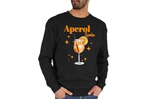 Shirtracer - Sweater Pullover Sweatshirt Herren Damen - Karneval & Fasching - Aperol Spritz Kostüm I Aperoli I Aperollin Freundin Spritztour