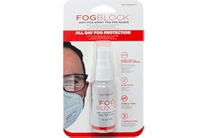 KeySmart FogBlock - Spray antiappannamento per Maschere con Occhiali, Occhiali da Sole