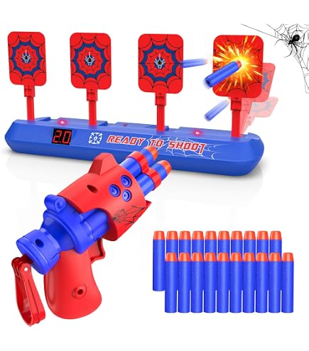 ZURU XSHOT Micro – Pistolet à Flèches 1 Coup, 8 Fléchettes Mousse, Portée 24 M – Jeu Extérieur Dès 8 Ans