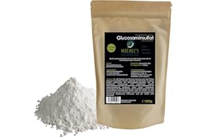 ‎MICHEL´S NATURPRODUKTE Michel´Naturprodukte Glucosaminsulfat 2KCL Pulver 500g -reines Glucosamin-Vegan-Aus pflanzlicher Fermentation-Glucosamine-Premium Qualität