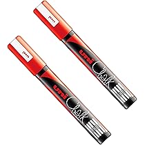 Pennarelli A Gesso Liquido Uni PWE-5M - 6 Pezzi Per Lavagne E Vetri - Foto 8