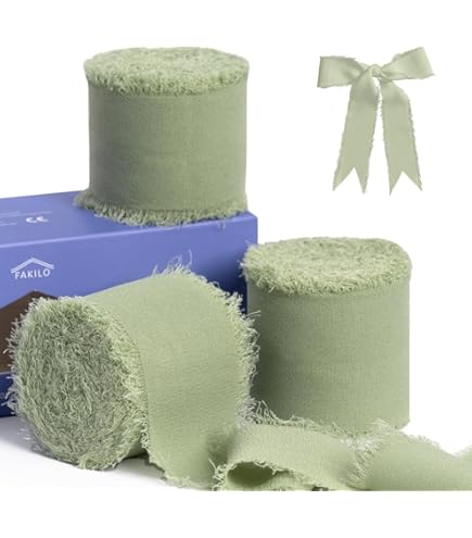 Nastro Di Raso Verde Salvia 1cm X 22m - Per Regali, Matrimoni, Decorazioni E Fai-Da-Te