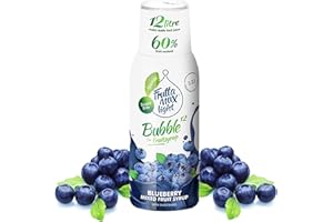 Light - Con pochi carboidrati - Sciroppo Fitness Carb di FruttaMax | Zero Zucchero | Con Stevia | Contenuto di frutta 50-60% 500 ml (Mirtillo Light)