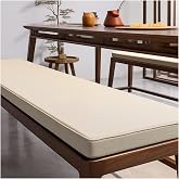 uyeoco Bench Cushion Outdoor/Indoor, 120/150/180/100/80/90 x 30/40/50 cm Thick Garden Bench Cushion/Shoe Cabinet, Seat Cushio