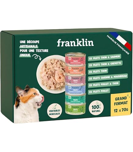 FRANKLIN Zahnnacks Für Katzen - Knusprige Leckerlis Mit Lachs & Minze Für Frischen Atem