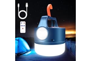 Laliled Linterna de Camping Linterna Recargable USB o Solar Lámpara de Mesa IP4 Impermeable 5 Modos 2400mAh LED Exterior Interior Emergencia Pesca Senderismo