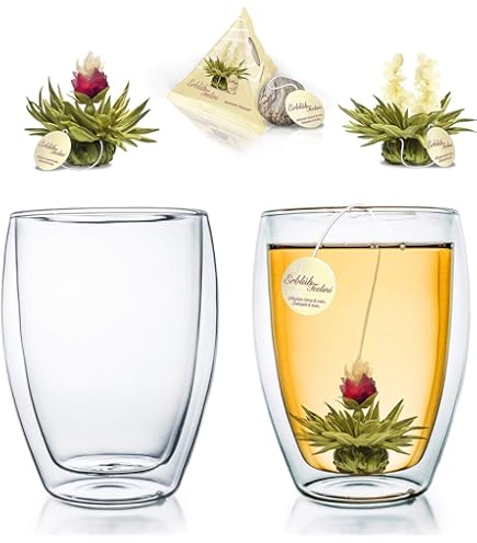 Koffie- en theeglas Leonardo Novo Legno 430ml (Set van 2) | Kookexpert