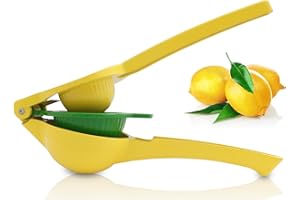 Presse-citron - Presse citron vert - Presse-orange 3-en-1: Presse-agrumes manuel en aluminium