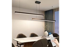 Mikeru Illuminazione a Sospensione per L'isola Della Cucina, 180cm Lampada a Sospensione Spliceluce a Sospensione Dimmerabile Dal 10%-100% Luce Sospensione Lineare 3000k/4500k/6500k per Il Soggiorno