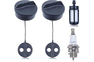 Mtanlo 2 stycken tanklock för Stihl FS38, FS45, FS55, FS56, FS80, FS81, FS85, FS88, FS120 borstklippare, bränsleplugg med ben