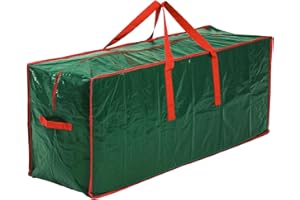 MU MIANHUA Large Christmas Tree Storage Bag 165x38x75cm Christmas Decoration Storage Bag with Handles Fits 9 FT. Tall Xmas Trees, Green