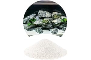 TD STONES Weißer Aquariensand Dolomit Malawi/Tanganjika – 0,5-1mm Körnung – Feiner Bodengrund für Süß- & Meerwasseraquarien, Schonend für Fische, Stabilisiert Ökosystem & Fördert Wachstum – 24kg