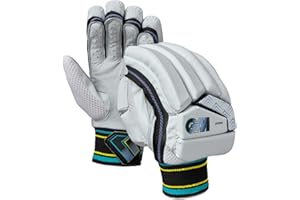 Gunn & Moore GM Cricket Batting Gloves | Aion | Lightweight Back of Hand Design | Calf Leather Palm |1 Pair