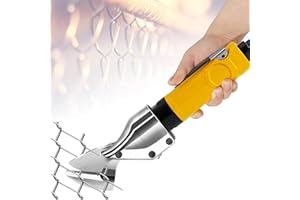 NEWTRY Pneumatic Scissors, Air Industrial Shears, Heavy Duty Metal Cutter Cutting Tool, for Metal Sheet Diamond Mesh Iron Stainless Steel Plate (upgrade B Larger Cutter Head)