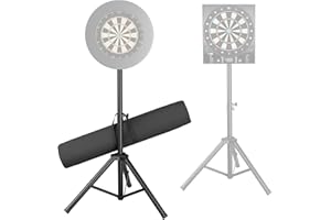 Sealong Heavy Duty Dartständer für Dartscheibe mit Tragetasche – Faltbar Dartscheibe Ständer Höhenverstellbar(106-200cm) – Tragbar Ständer für Klassische & Elektronische Dartboards – Extra Stabil