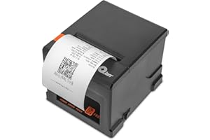 Yeyian Qian – imprimante de reçus Thermique, 80mm, POS, découpe Automatique ESC/POS | Vitesse 220 mm/s | Pilote Windows, MacOS, Linux | Support Mural | Connexion USB, LAN (Ethernet)