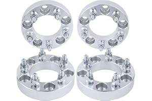 DCVAMOUS 4PC 5x115 to 5x120 Wheel Adapters 1.25 Inch with 14x1.5 Studs Compatible with Dodge 5 Lug for 2004-2008 Magnum | 2006-2022 Charger | 2009-2022 Challenger (Adapt 5x120 Rim on 5x115 Vehicle)