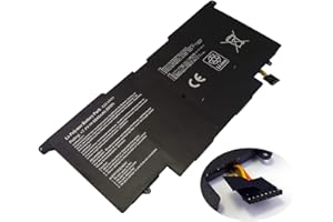 HUBEI C21-UX31 C22-UX31 C23-UX31 Batterie de Remplacement pour Ordinateur Portable ASUS (Zenbook) UX31A UX31E UX31 UX31A-R4004H UX31E-DH72 UX31KI3517A Ultrabook (7.4V 6840mAh 50Wh)